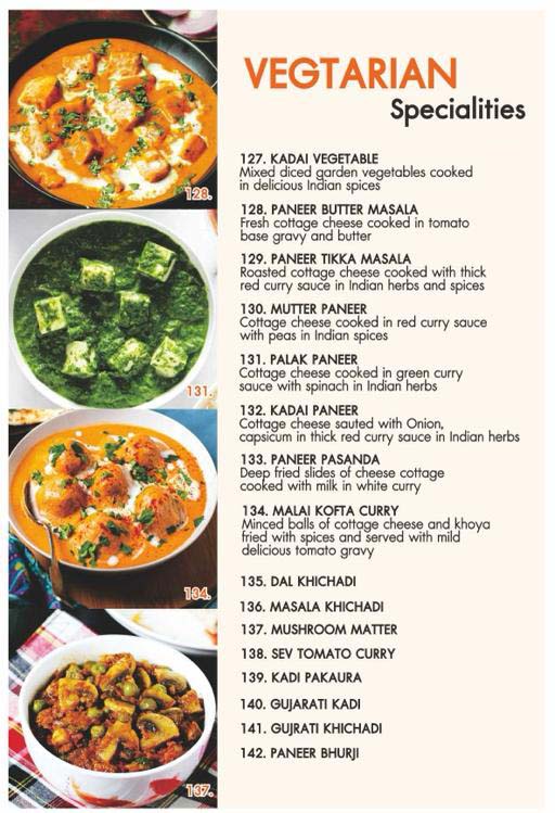 Flavor Restaurant - Sea View Restaurant Menu