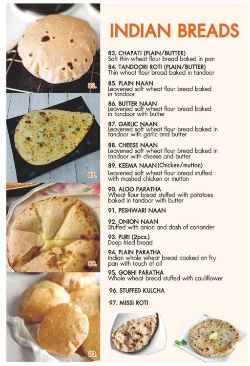 Flavor Restaurant - Sea View Restaurant Menu